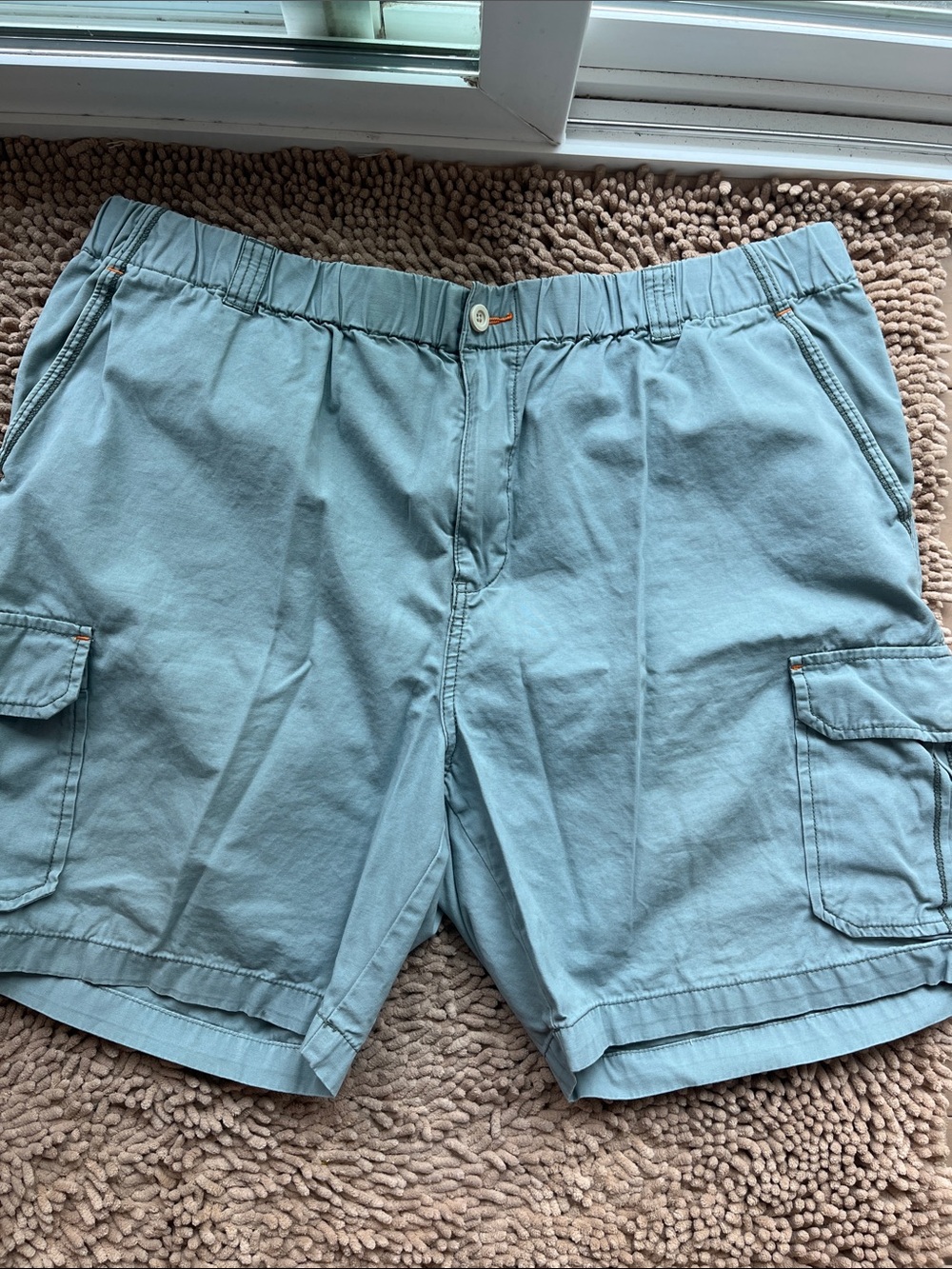 Tommy Bahama Green-Blue Cargo Shorts